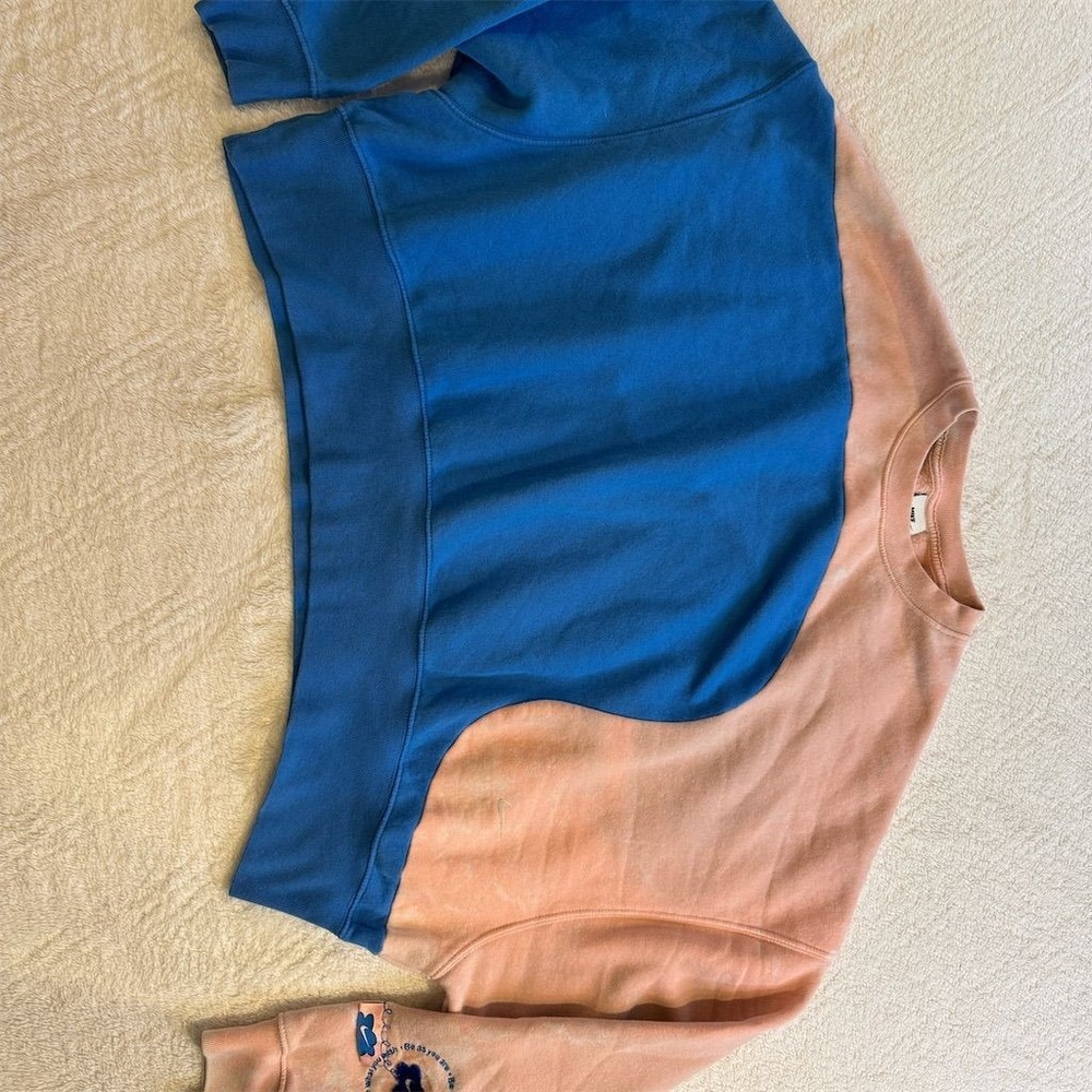 Nike Women's Colorblock Crew Neck Sweatshirt Multicolor Size M‎